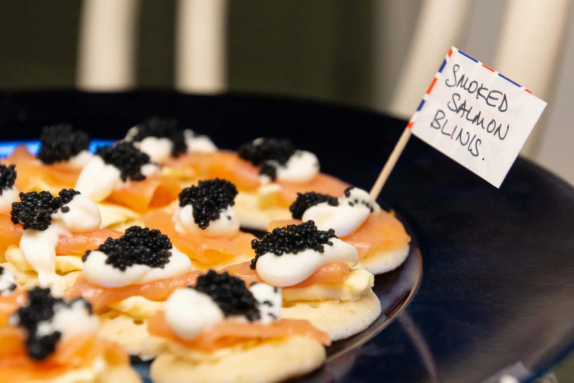 Canapés by Avril with produce from the Co-Op