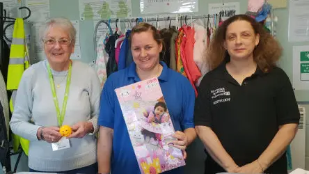 Family drop and swap volunteers