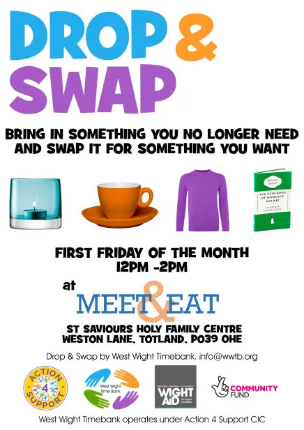 Drop & Swap at Meet & Eat Poster