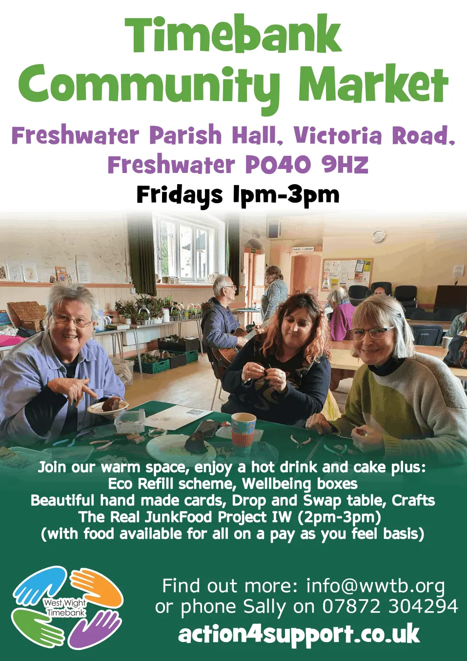 Timebank Community Market poster