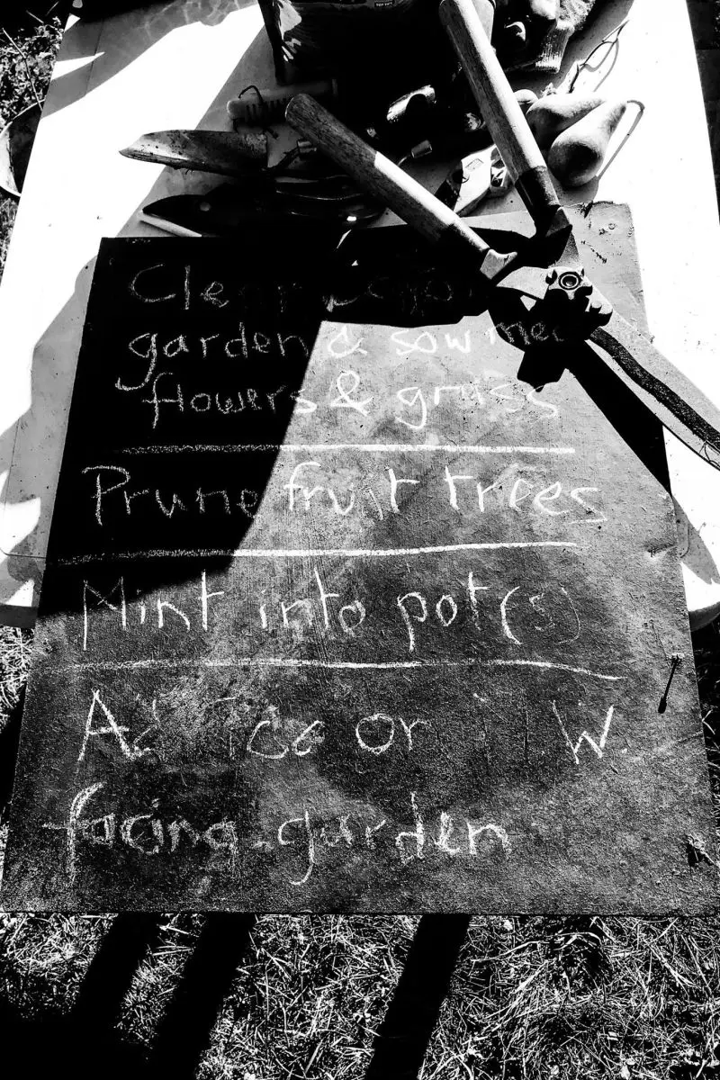 Gardening tasks to complete