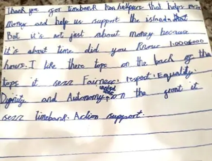 Letter from George, Aged 7