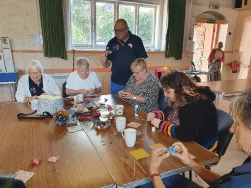 Timebank Community Market crafting table