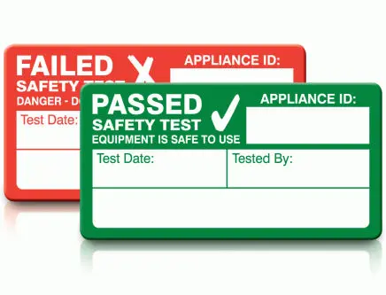 PAT testing stickers
