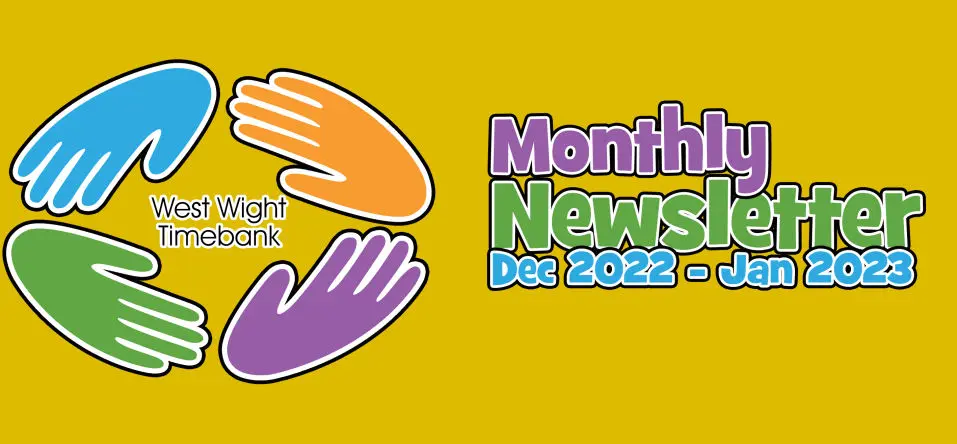 Timebank December 2022  - January 2023 newsletter image