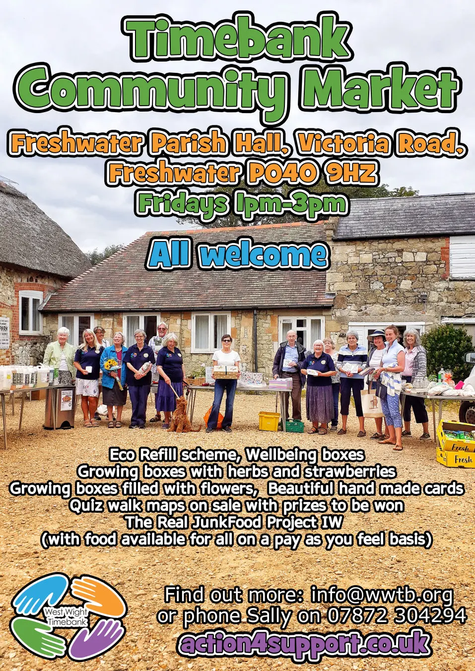 Timebank Community Market poster